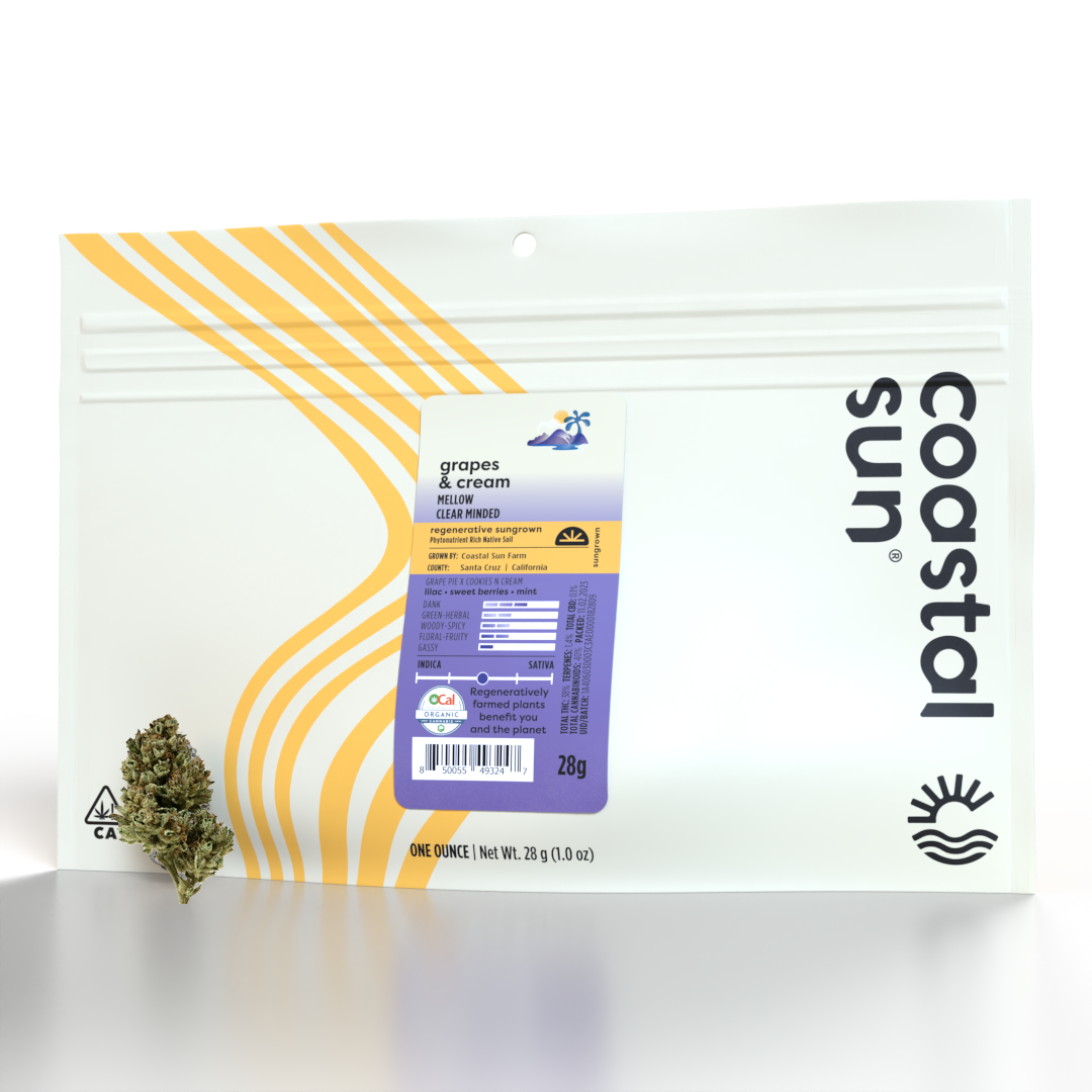 Photograph of product: Grapes & Cream Sungrown Flower 28g