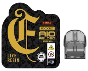 Photograph of product: Eureka: Live Resin AIO Reload Oui'd Ghost Train Haze