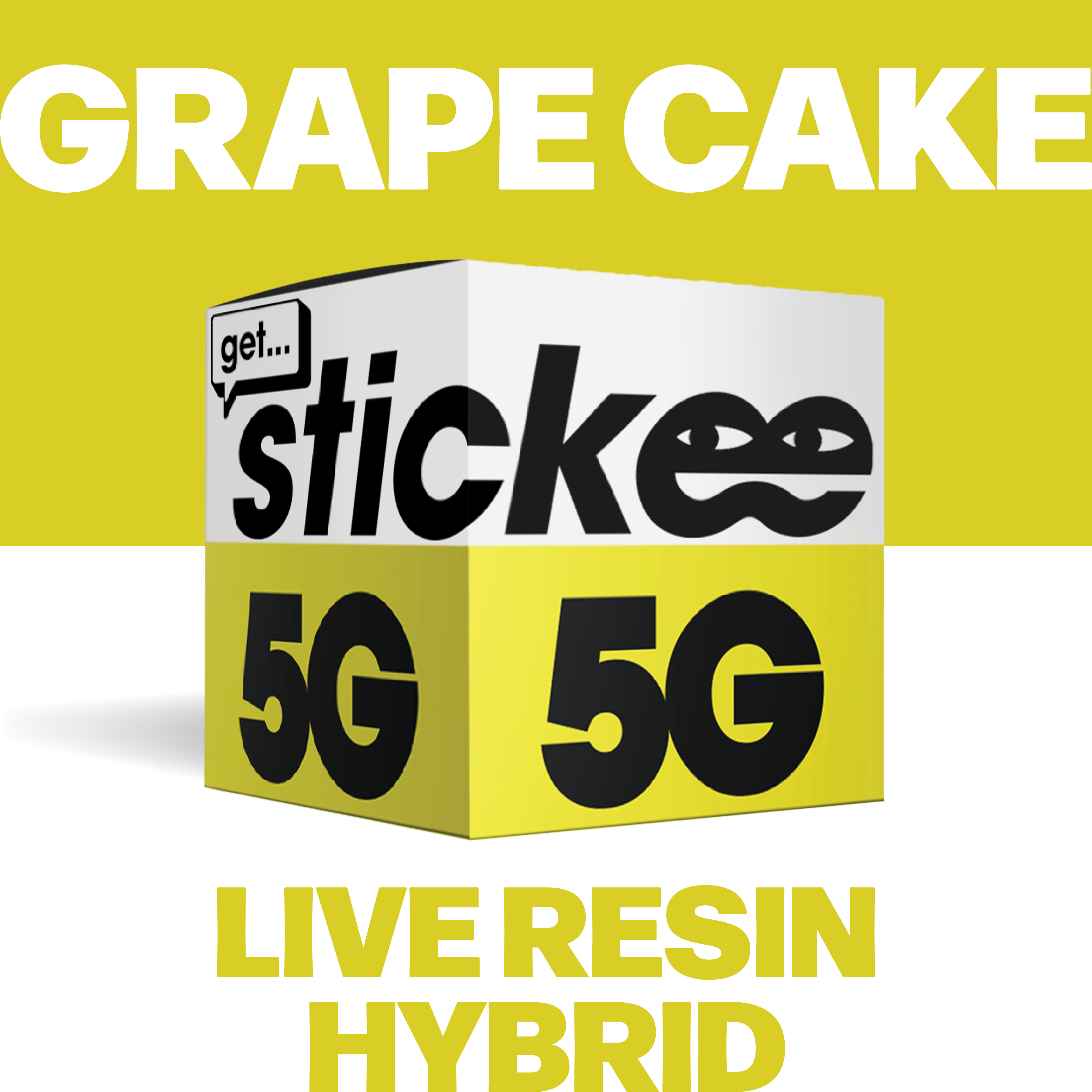 Photograph of product: STICKEE | Grape Cake| 5G | Live Resin Concentrate