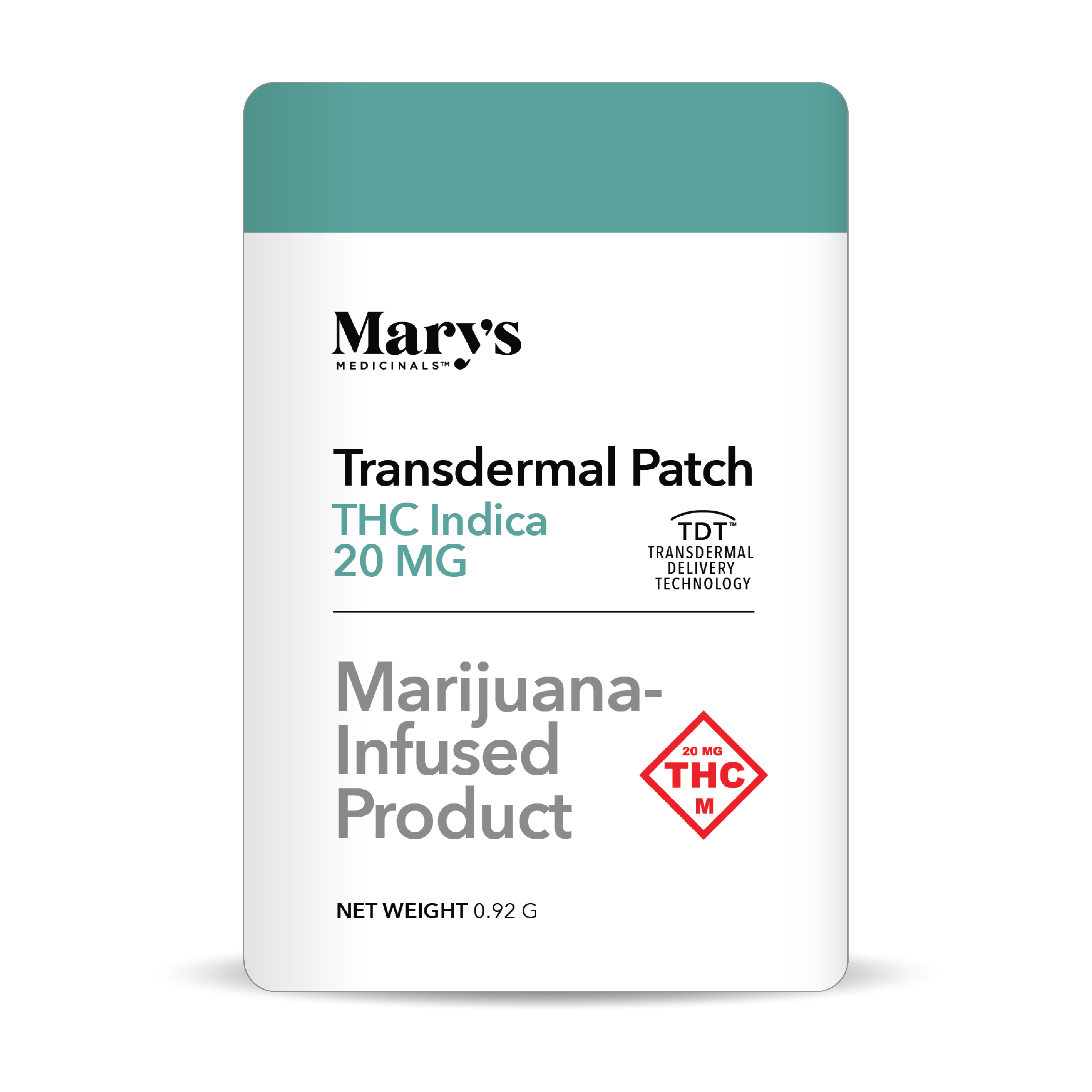 Photograph of product: Mary's Medicinals Oui'd Transdermal Patch (20mg)