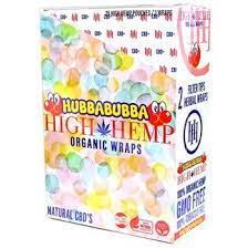 Photograph of product: High Hemp Wraps - Hubba Bubba - 2 Pack