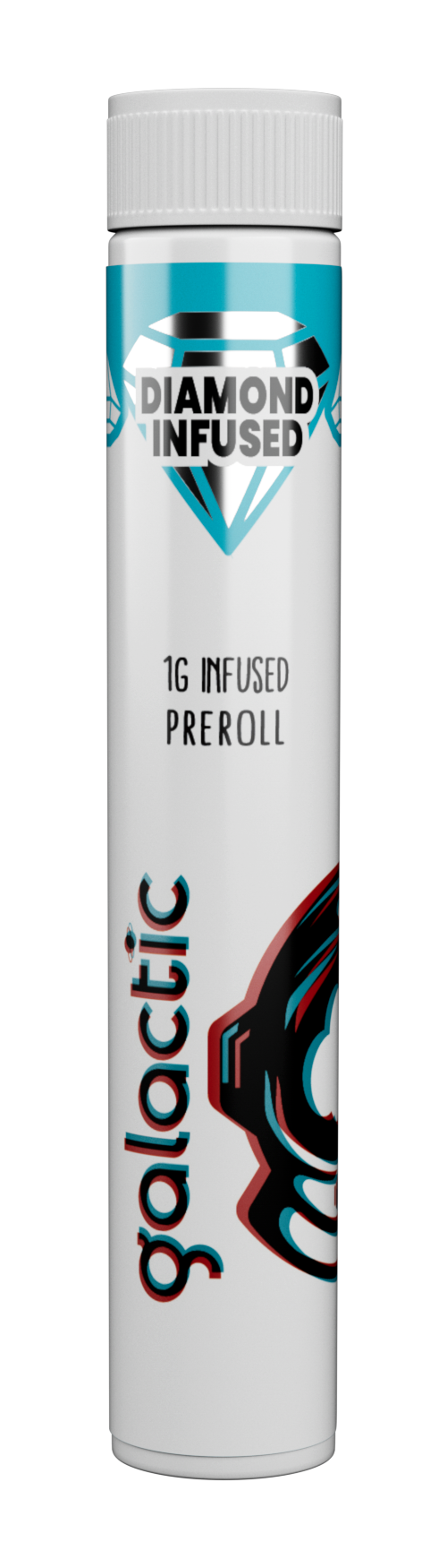 Photograph of Product: Island Breeze Diamond Infused Pre-Roll | 1g