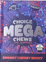 Photograph of product: Chonky Cherry Berry - Mega Chews - 200mg
