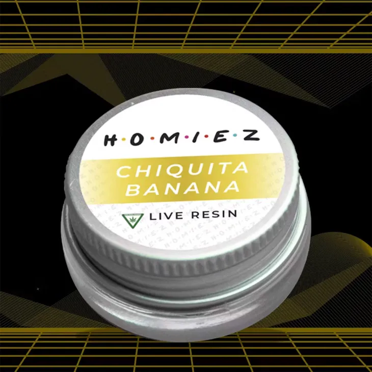 Photograph of product: Homiez - 1g Live Resin - Chiquita Banana