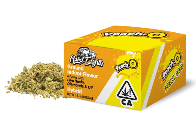 Photograph of product: PEACH-O 3.5G INFUSED PRE-GROUND