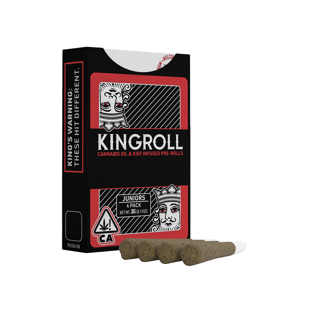 Photograph of product: CANNALOPE AK X CANNALOPE KUSH JUNIORS PRE-ROLL 4-PACK [3 G]