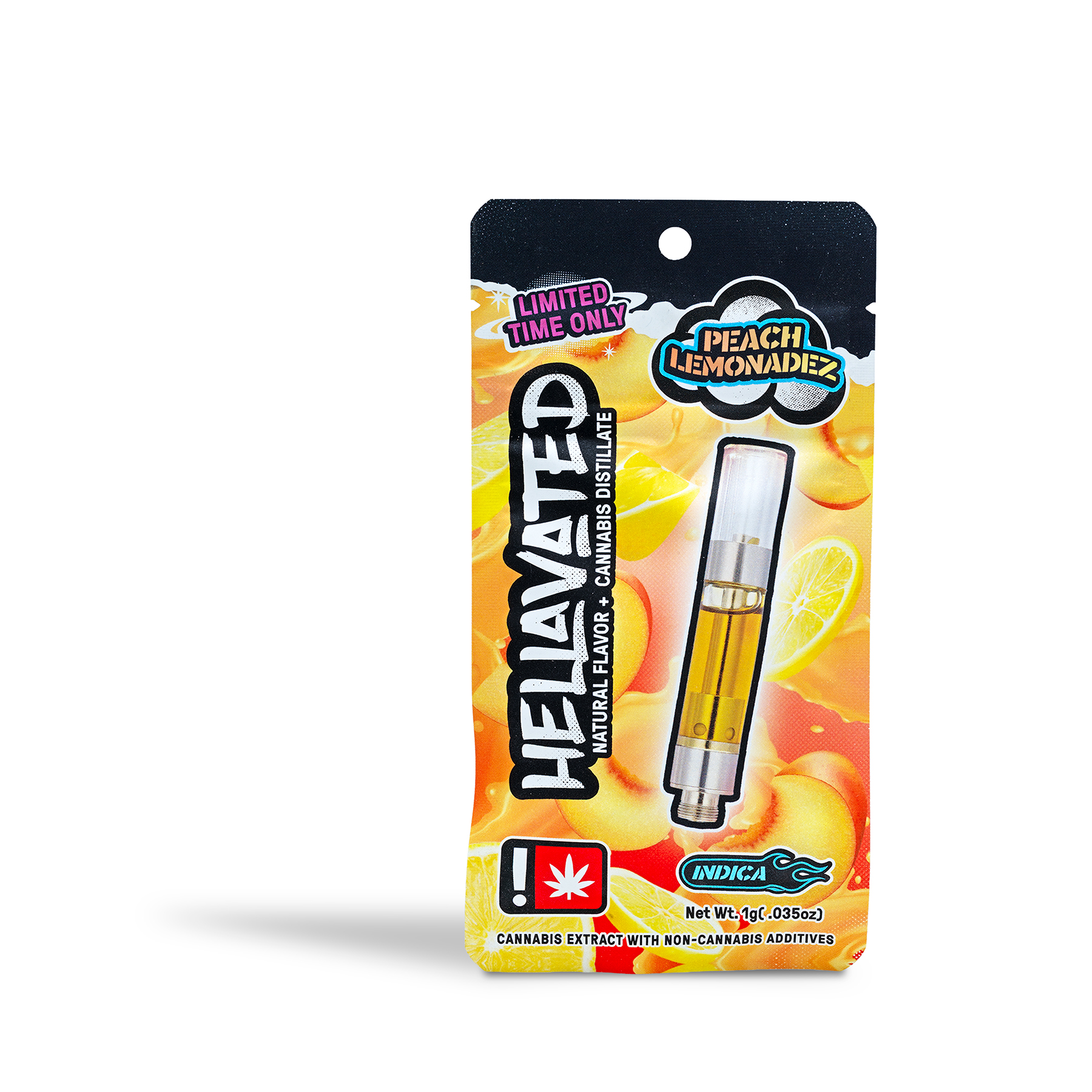 Photograph of product: Hellavated - Peach Lemonadez Flavored Cart