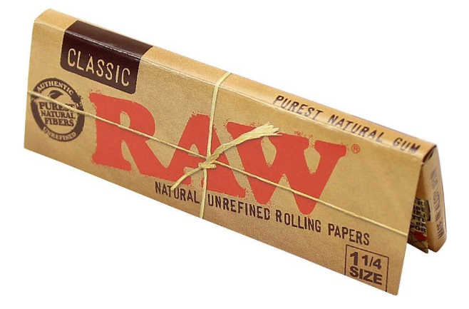 Photograph of product: DR- RAW Classic 1 1/4 Papers 24/Box