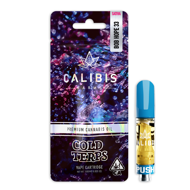 Photograph of product: BOB HOPE 33 - CURED RESIN (1G) - STANDARD 510 THREAD