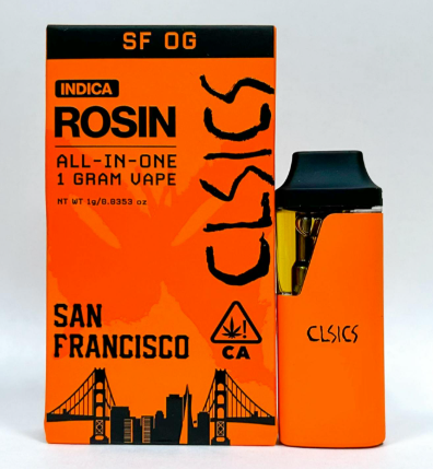 Photograph of product: Clsics | SF OG Live Rosin All-In-One | 1g