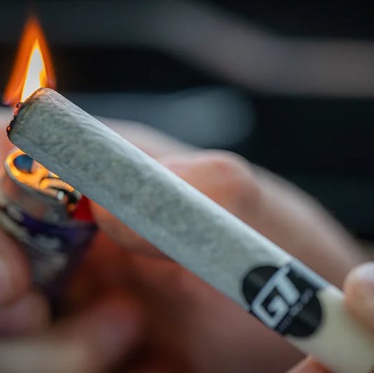 Photograph of product: Peninsula Gardens X GT Rolling Co au chocolat Hole Donut