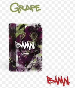 Photograph of product: BAMN - Grape - 200mg Gummies (4x50mg)