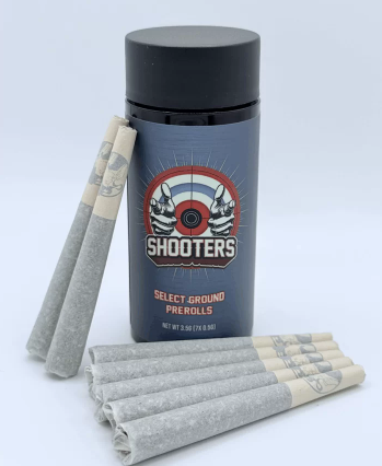 Photograph of product: The Happy Farmer Shooters Premium Blend 7x0.5g Pre-rolls
