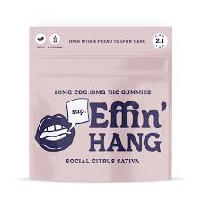 Photograph of product: Effin-Hang Social Citrus 2:1 CBG:TH-oui 100mg