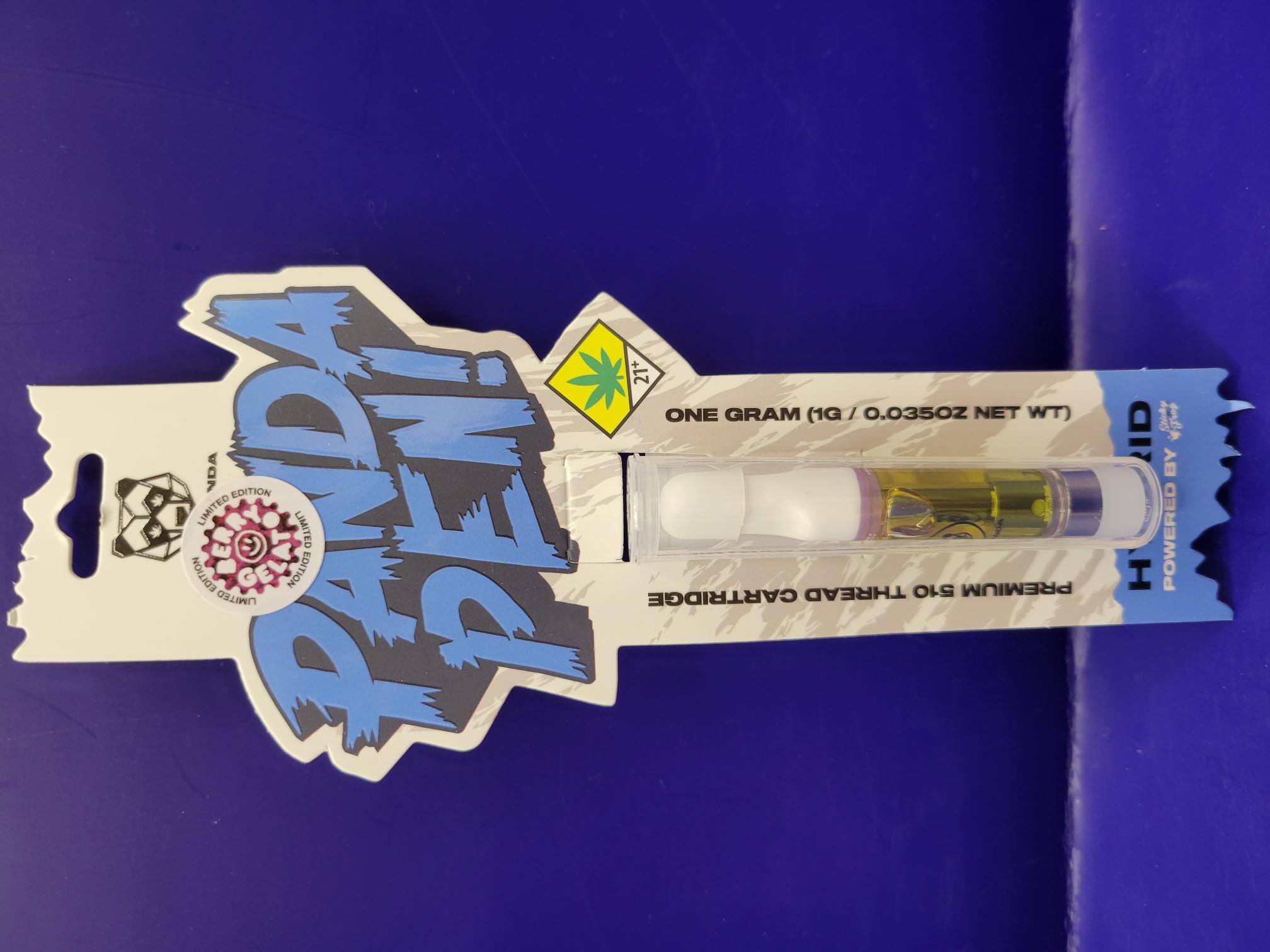 Photograph of product: Berry Gelato Cartridge 1g