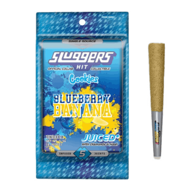 Photograph of product: Blueberry BananaDiamond & au chocolat Infused Pre-Roll 5pk 3.5g - 