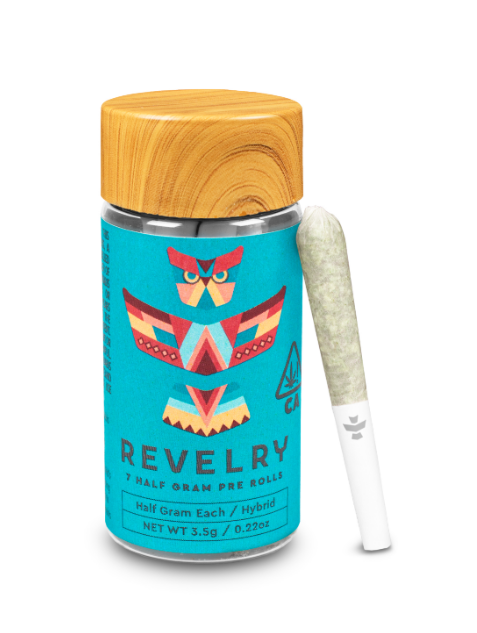 Photograph of product: Revelry 7pk Prerolls 3.5g Frosty Fusion