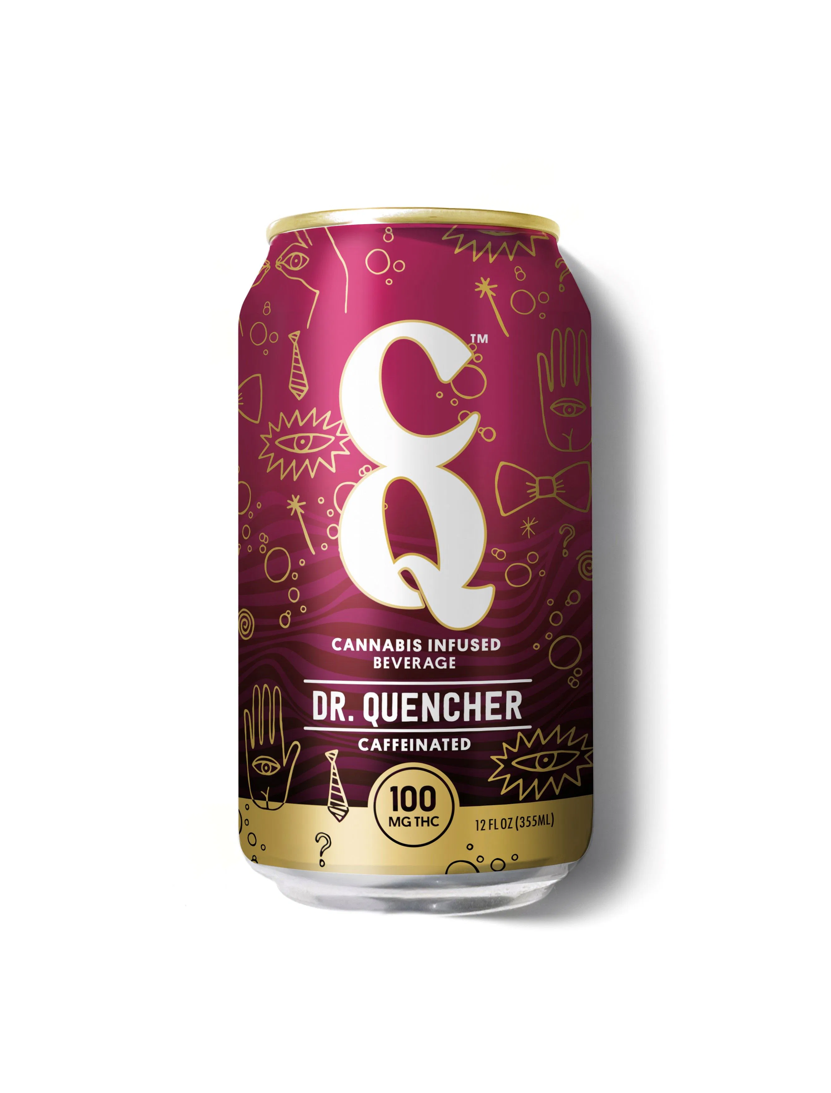 Photograph of product: CQ Drink 100mg: Dr. Quencher 12oz