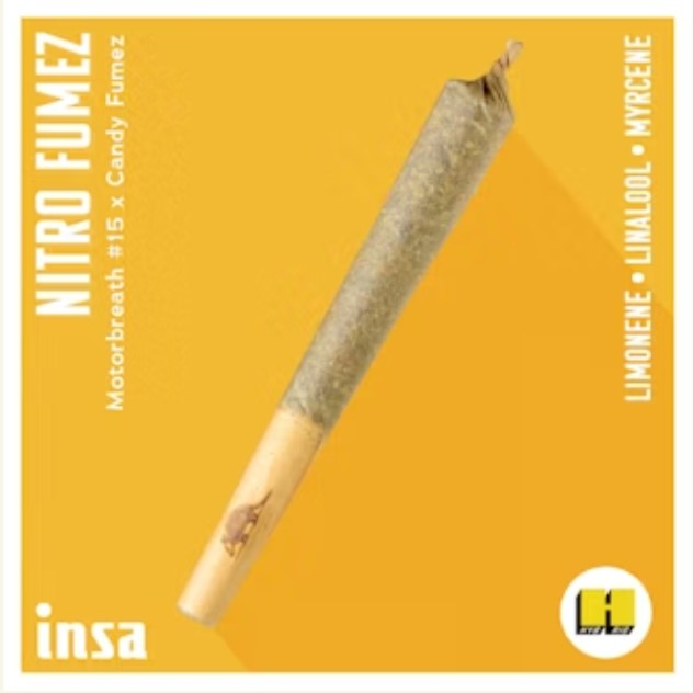Photograph of product: Nitro Fumez | Pre-Roll | 1g