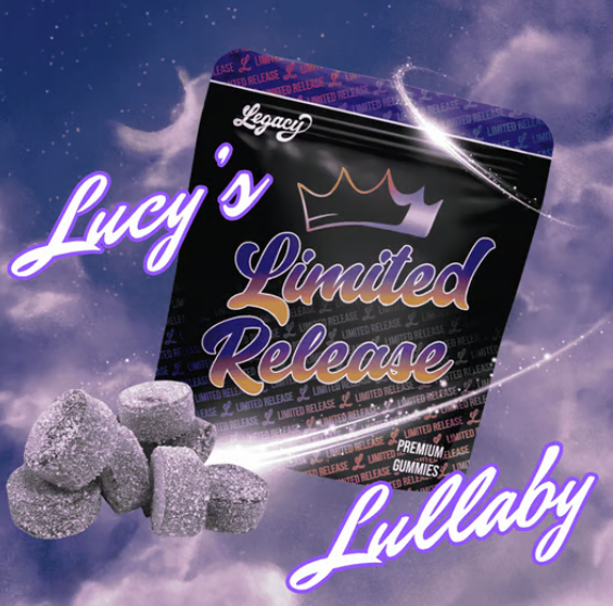 Photograph of product: Lucy's Lullaby Live Resin Gummies 100mg 10pk