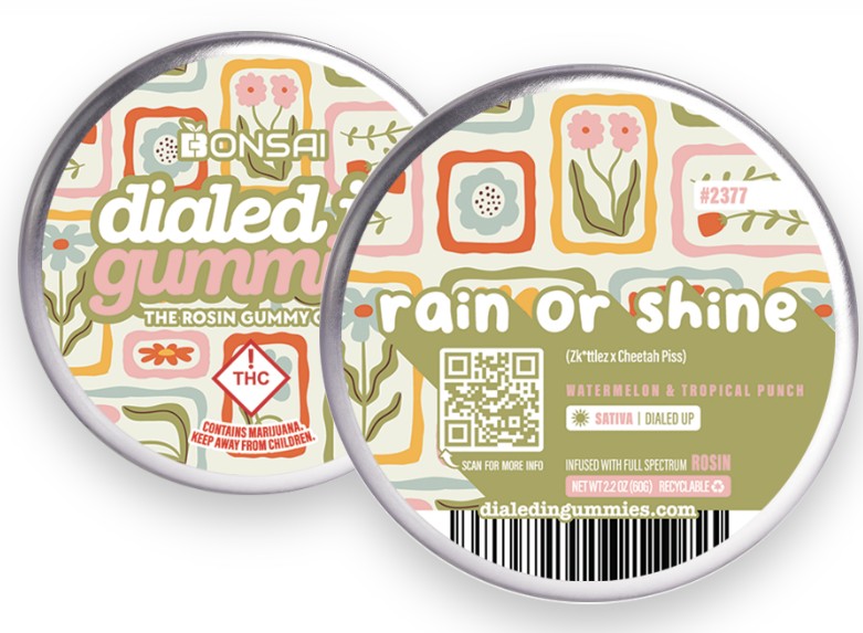 Photograph of product: Rain or Shine Rosin Gummies