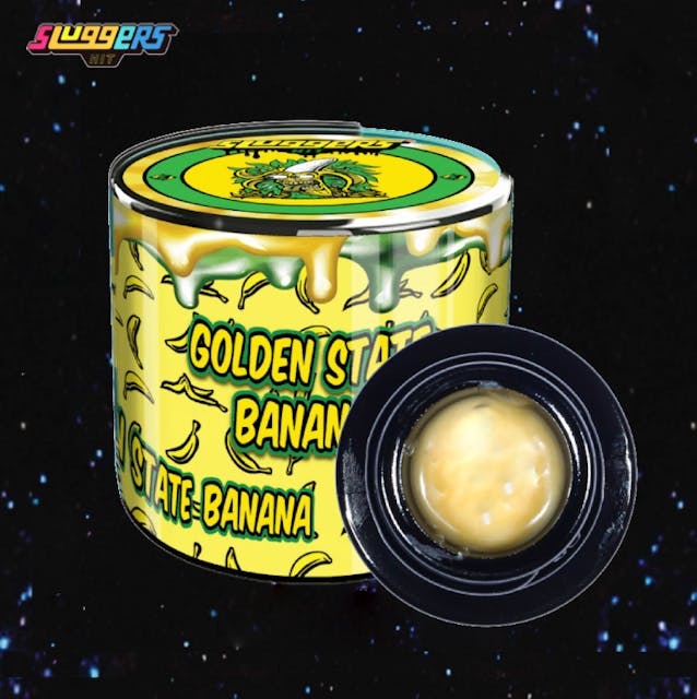Photograph of product: Sluggers  x Golden State Banana - Strawberry Banana - Live Rosin - 1g - Strawberry Banana Rosin