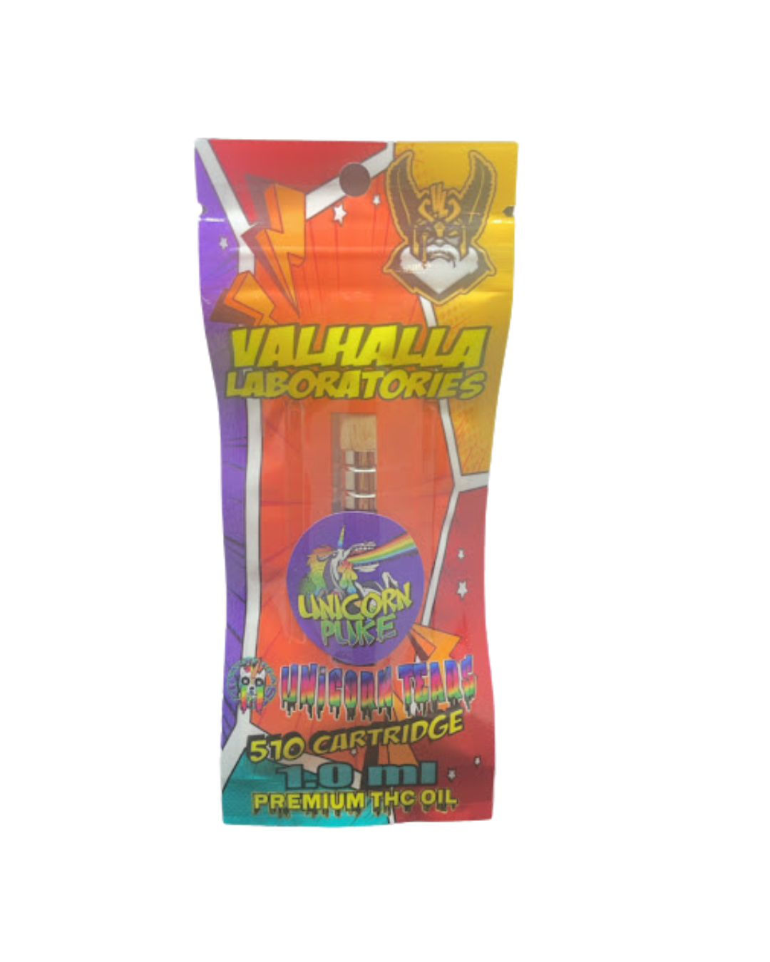 Photograph of product: Valhalla Labs | Unicorn Puke Vape Cart