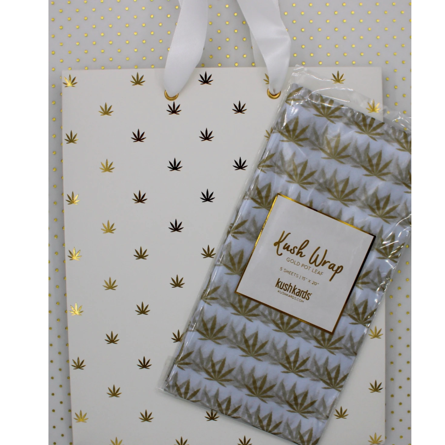 Photograph of product: Gift Wrap | Combo Set | White/Gold