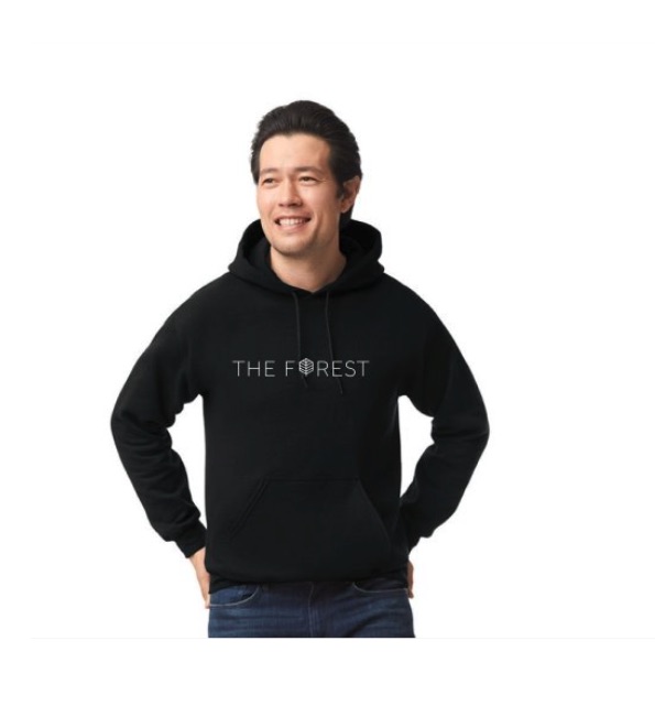 Photograph of product: The Forest Hoodie - Black
