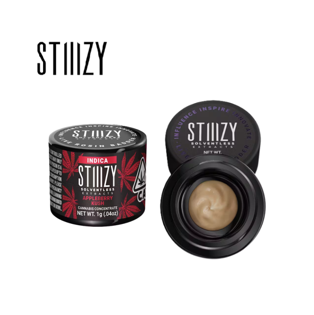 Photograph of product: APPLEBERRY KUSH 1G LIVE ROSIN BADDER - 1 G