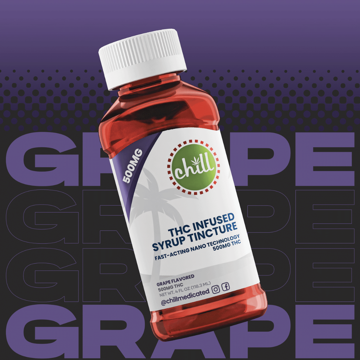 Photograph of product: Grape Syrup 500mg