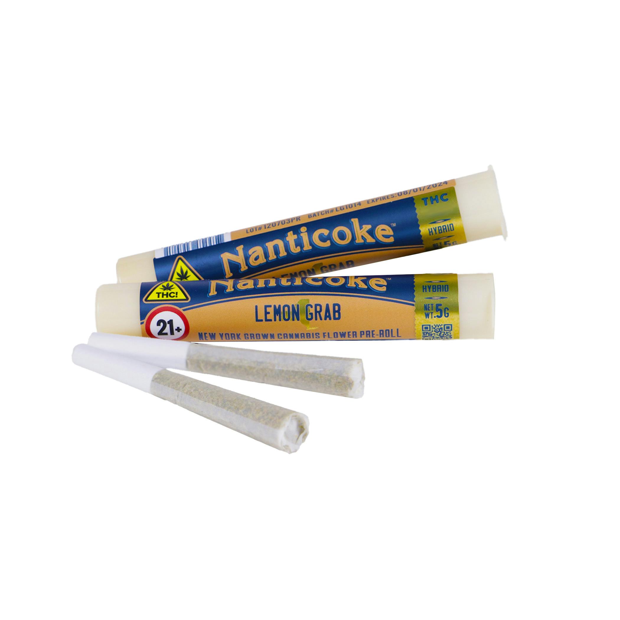 Photograph of product: Nanticoke - Lemon Grab Preroll