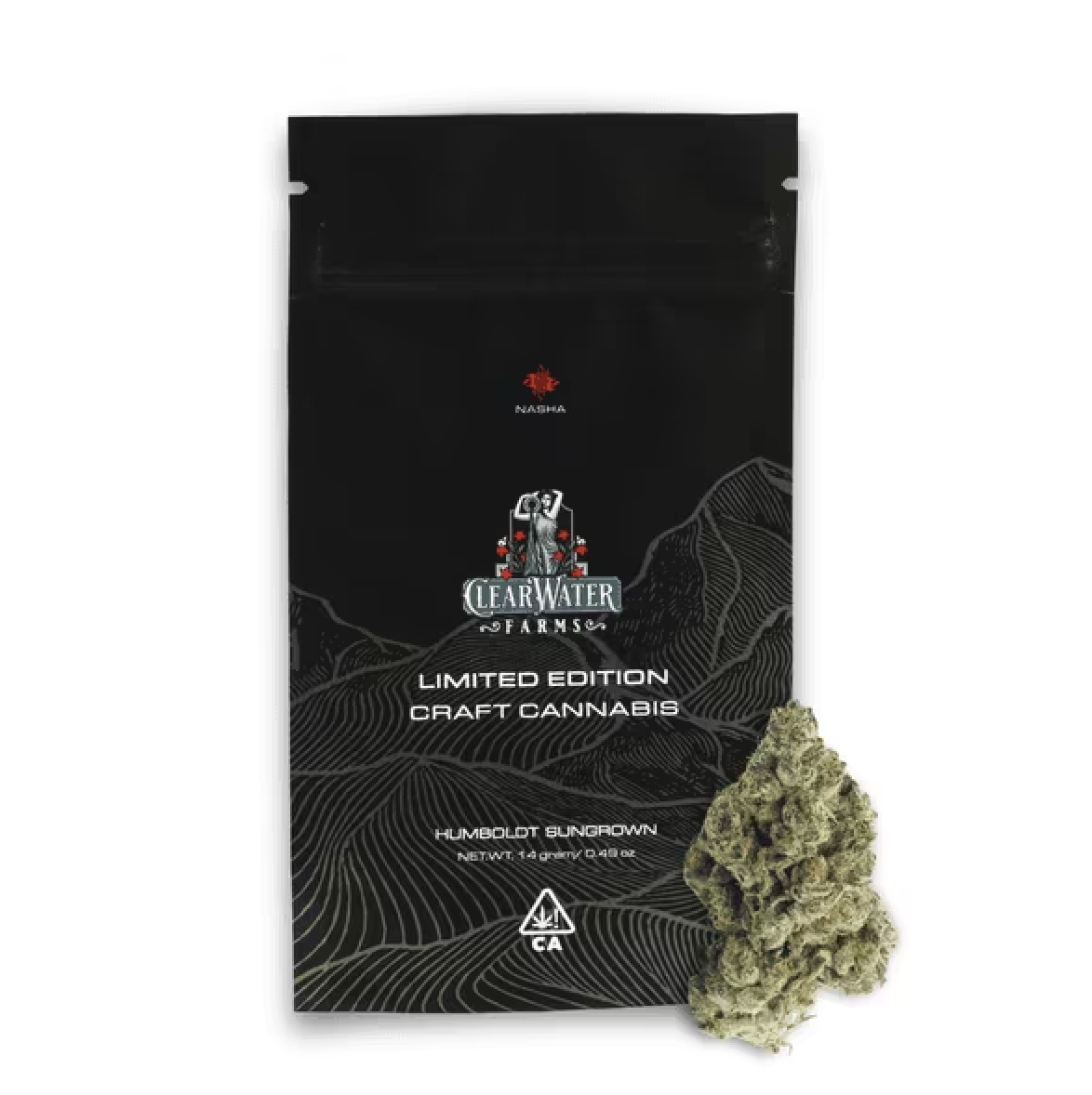 Photograph of product: Upgrade (I) Clear Water Farms 14g Half - Nasha