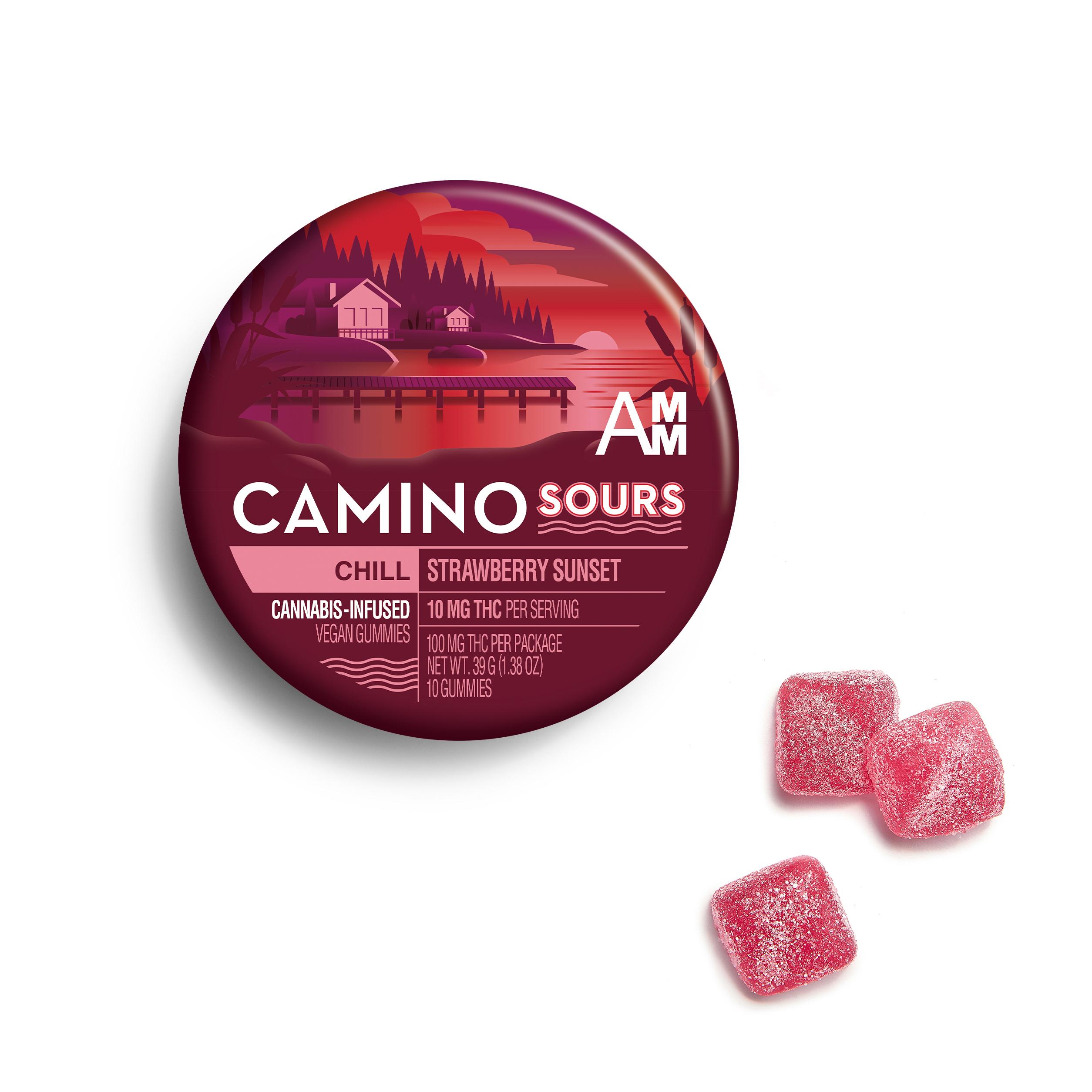 Photograph of product: Sour Strawberry (Chill) Gummies