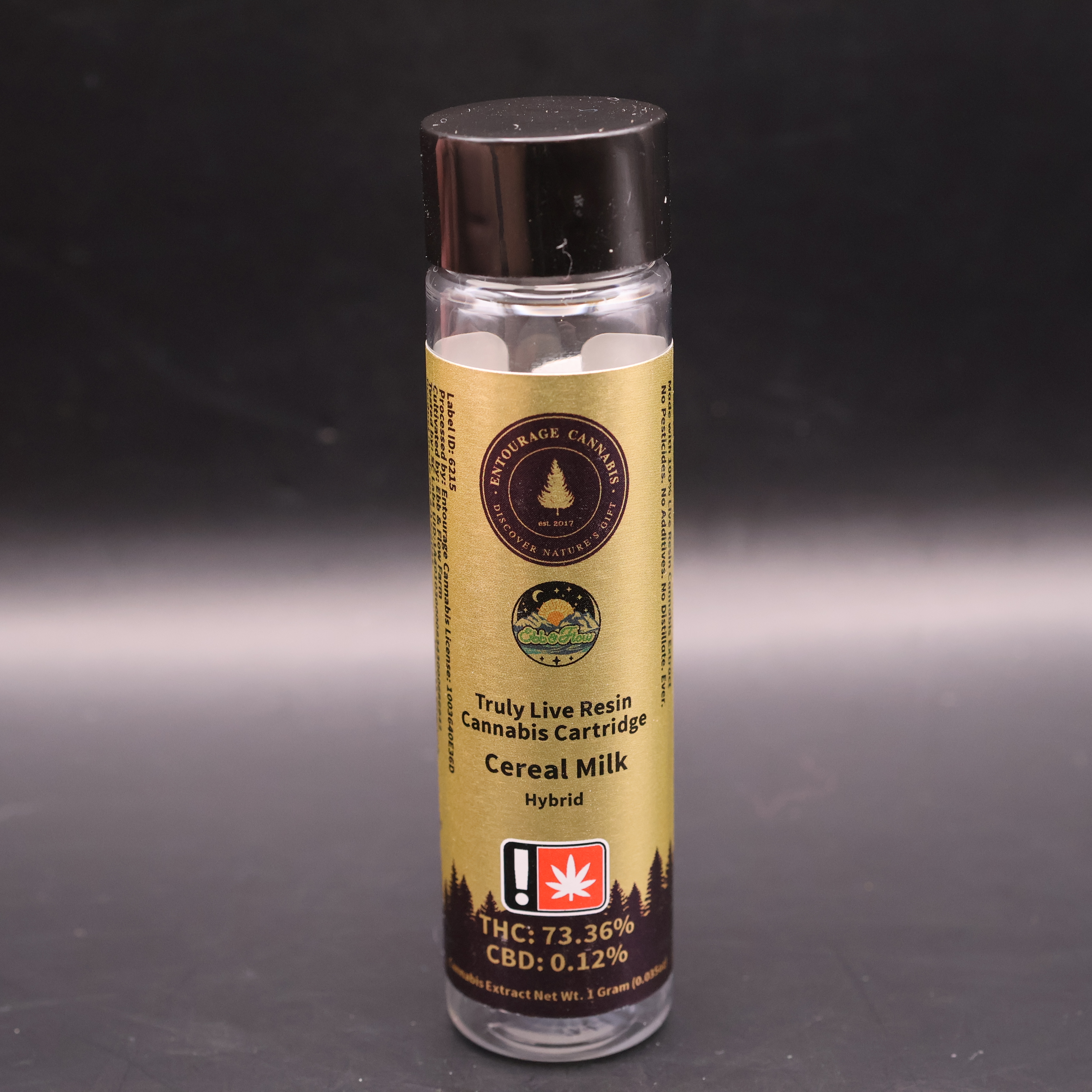 Photograph of product: Cereal Milk Live Resin Cart. (Entourage)
