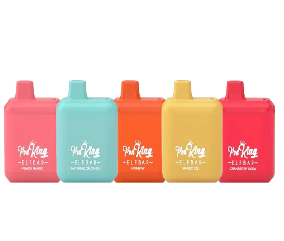 Photograph of product: Pod King Supreme - Nicotine Disposable - 1200 Puff - Pomelo Papay