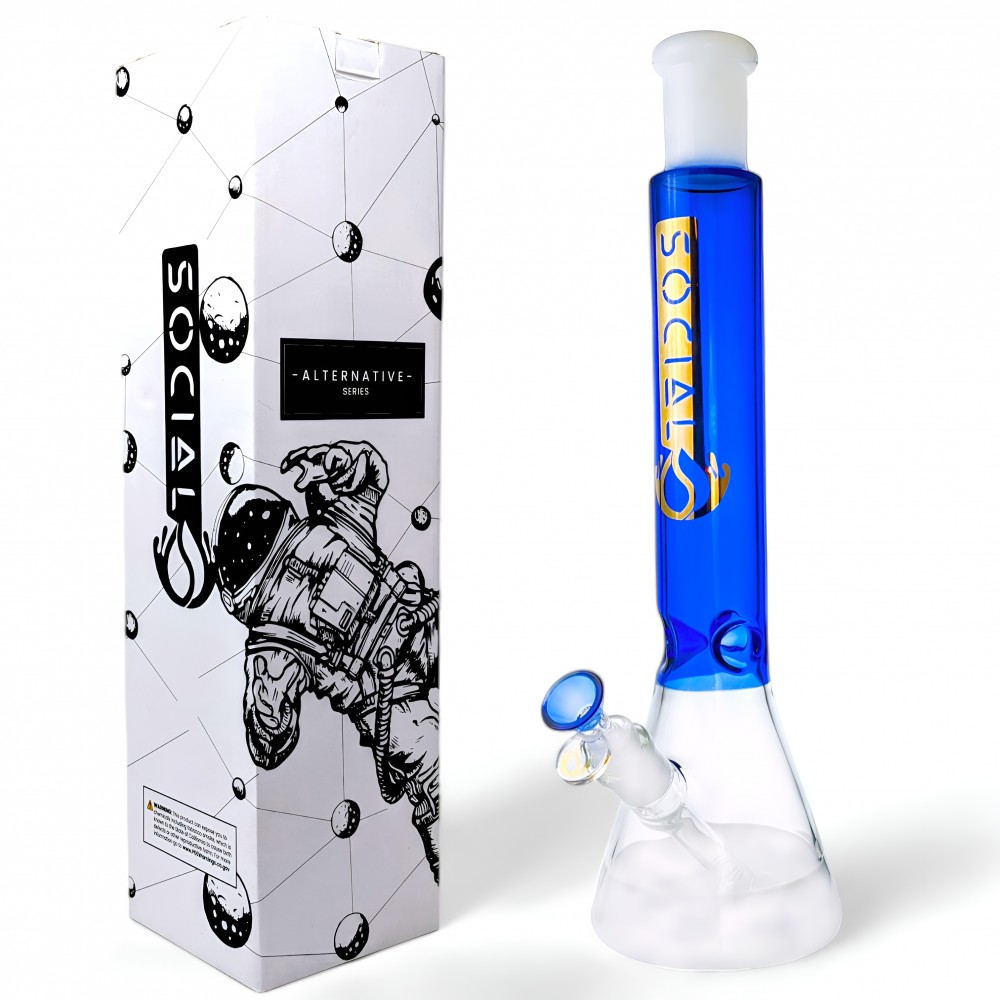 Photograph of product: Bong - 16" Social Bong Multi Colored Beaker