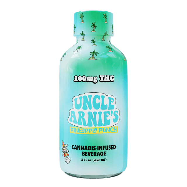 Photograph of product: PINEAPPLE PUNCH 100MG BEVERAGE 8OZ - 