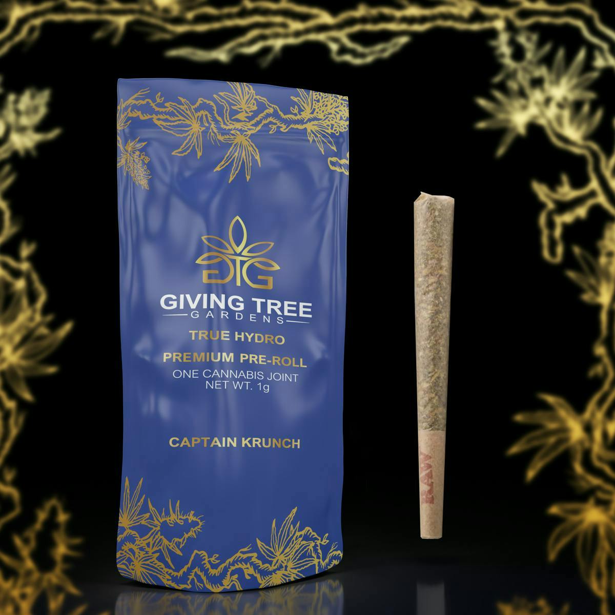 Photograph of product: Giving Tree Gardens | Captrain Krunch | Preroll | 1g