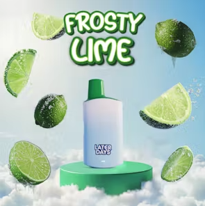Photograph of product: Later Days Frosty Lime 1g Disposable