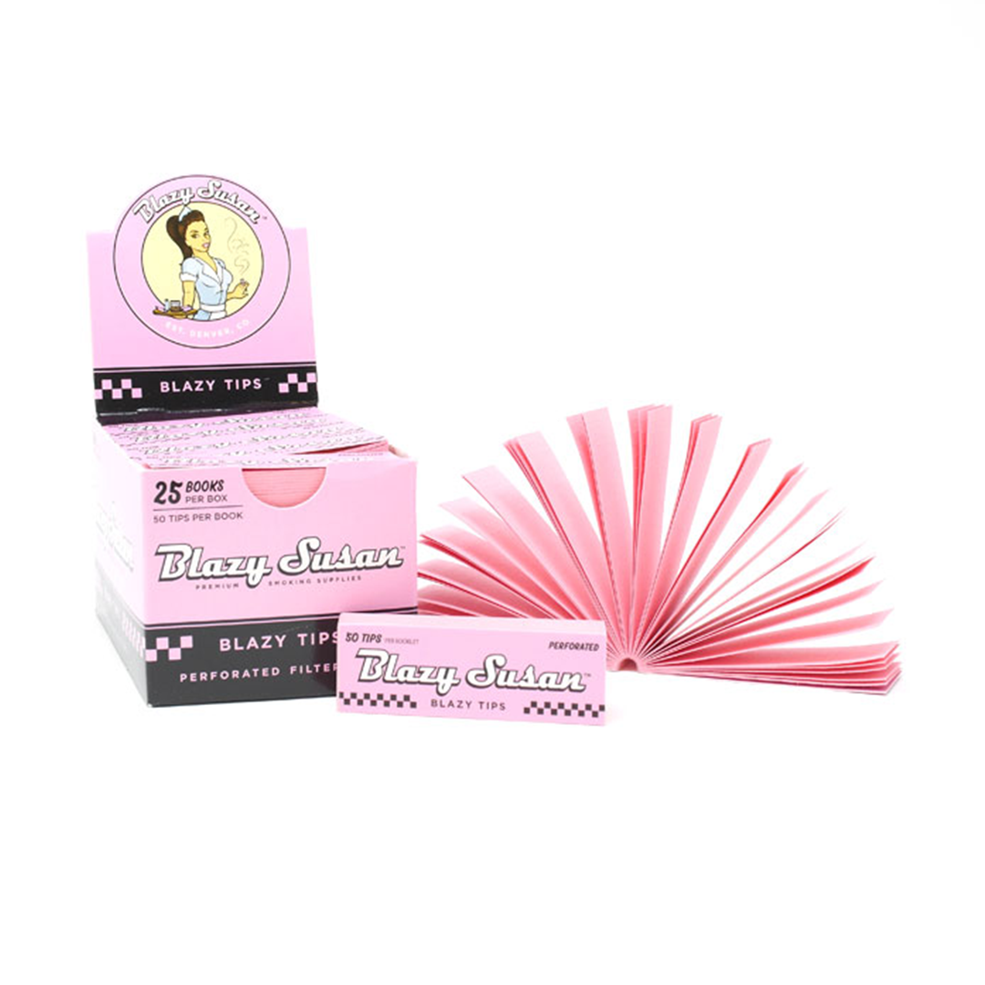Photograph of product: Blazy Susan Pink Tips 50 Pack