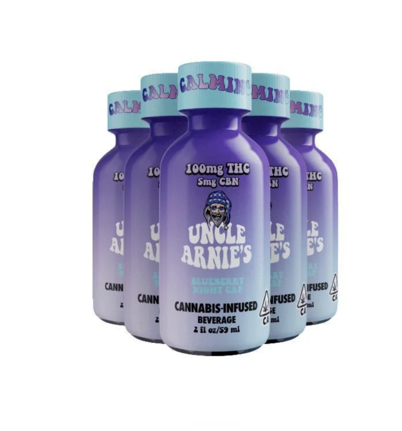 Photograph of product: AU Uncle Arnies: Blueberry Nightcap 200MG TH-oui:50MG CBN Syrup