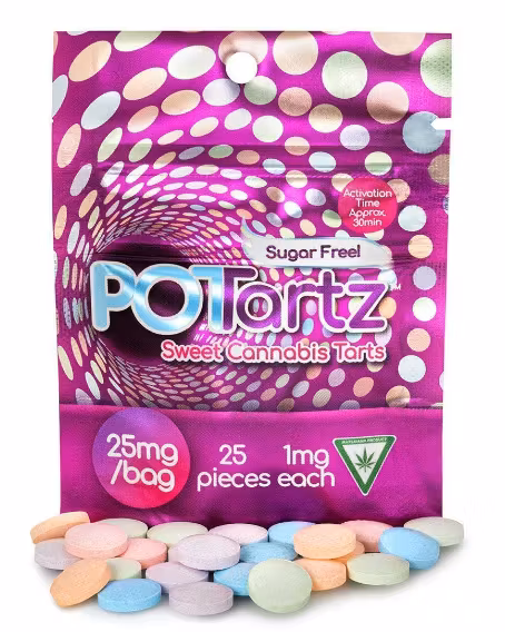 Photograph of product: Potartz | 25mg Canna Tarts