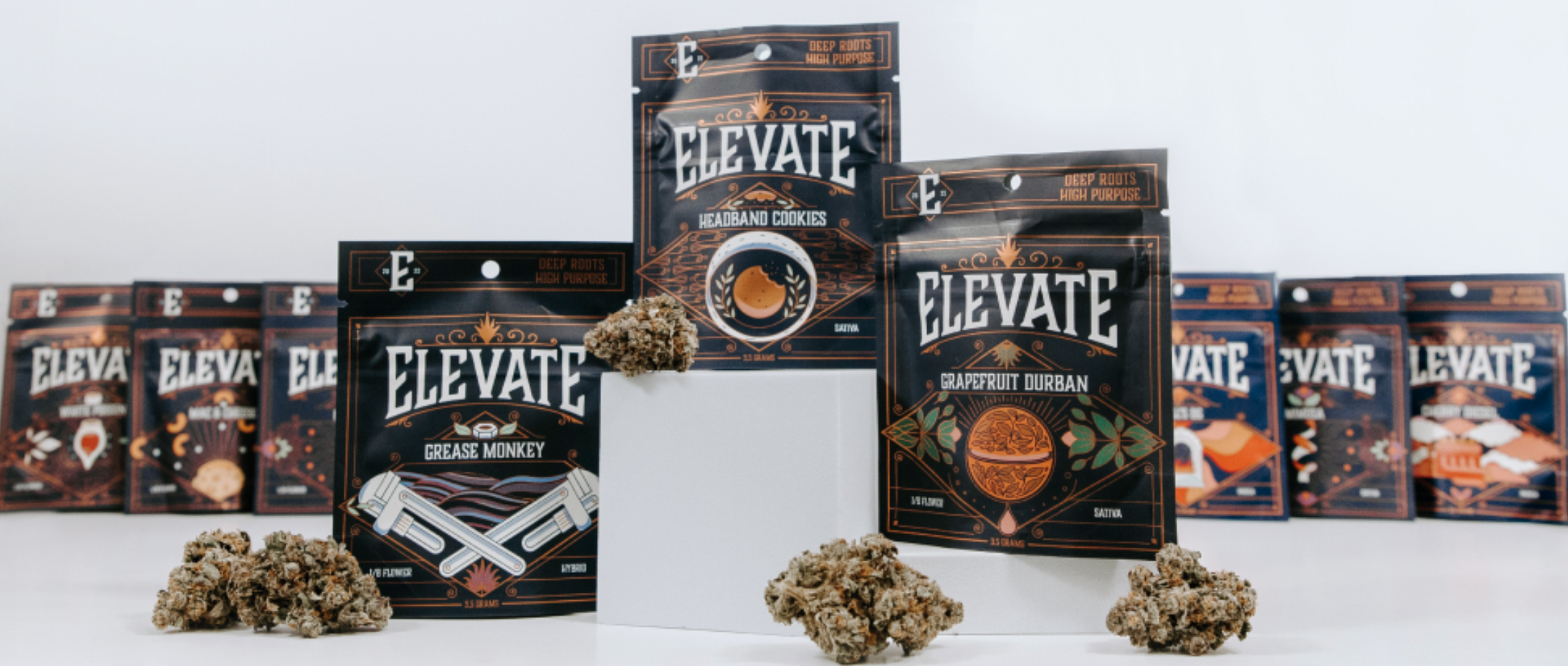 Photograph of product: Elevate Flower Mylar | Super Boof - 3.5g