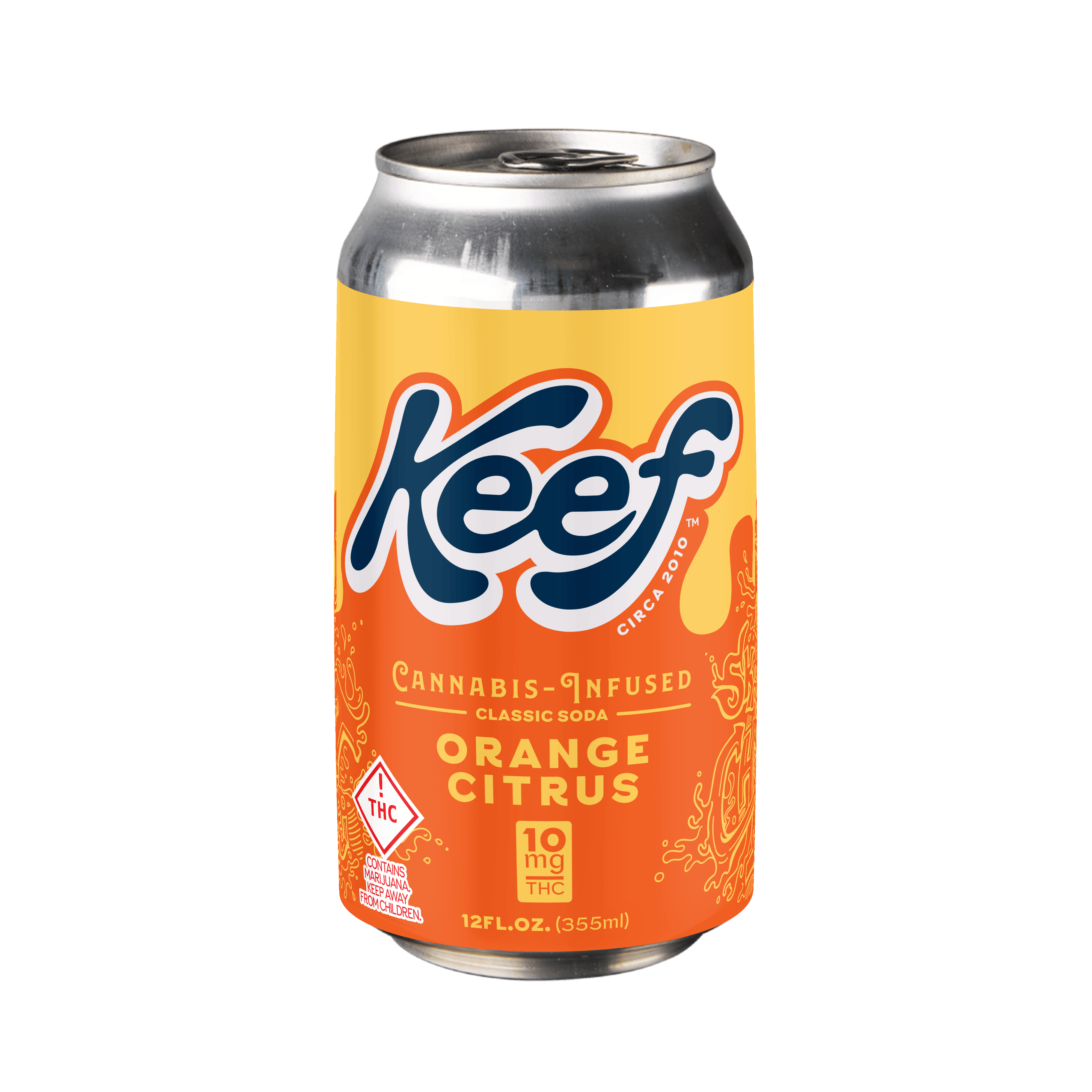 Photograph of Product: 10mg Orange Citrus Classic Soda