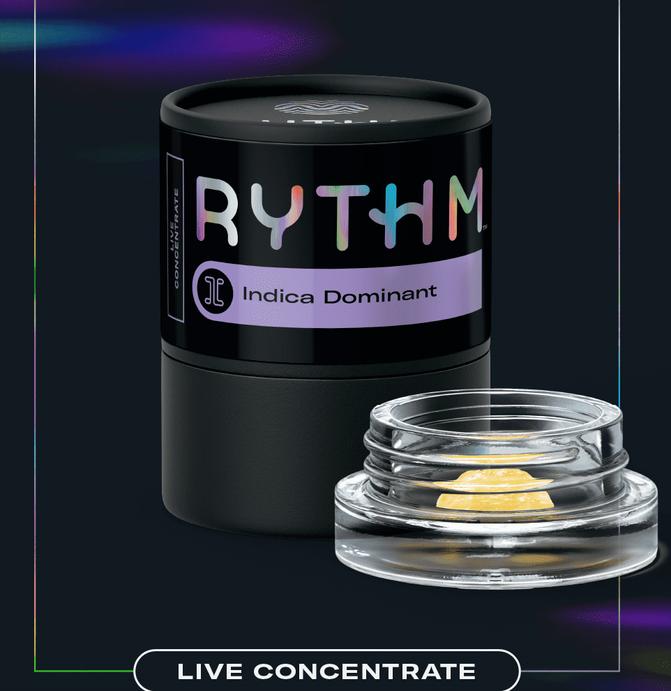 Photograph of product: RYTHM: White Durban Live Resin