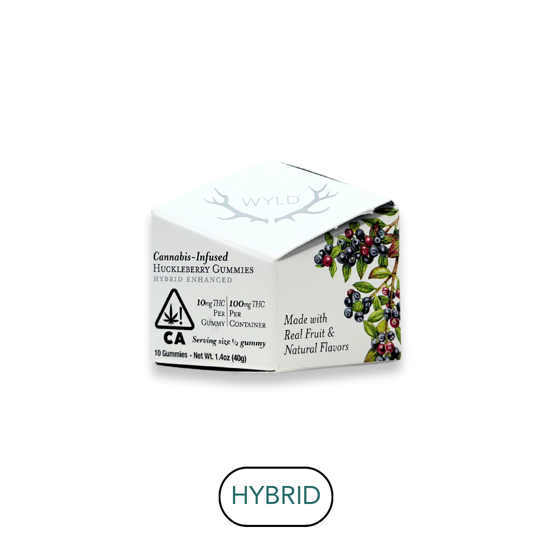 Photograph of product: Wyld - Huckelberry - Hybrid - Gummies - 10pc - 100mg