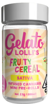 Photograph of product: Fruity Cereal [S] - Lolli's Infused Mini Prerolls 5PK