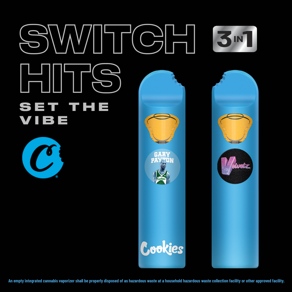 Photograph of product: Gary Payton + Velvetz | Dual Chamber Disposable Vape
