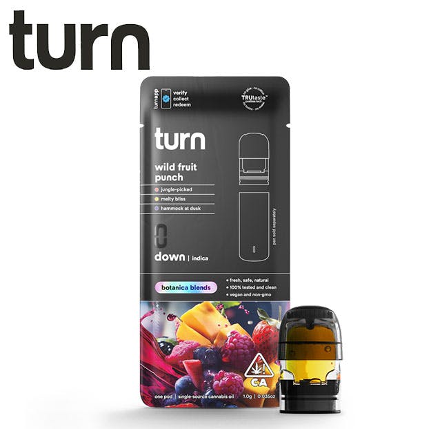 Photograph of product: Turn - Wild Fruit Punch - Botanica Blends Pod - 1g - BB Pod